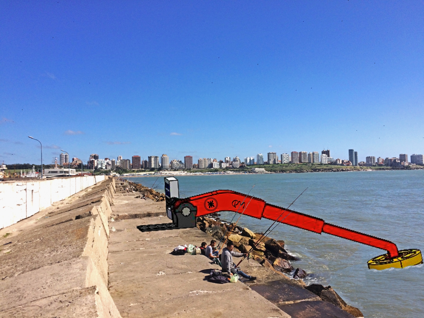 El prototipo por instalarse en Mar del Plata es similar al que ya trabaja en Ceará, Brasil.