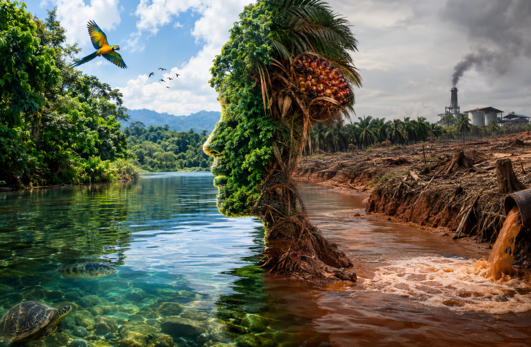 Río dividido entre vida y devastación 