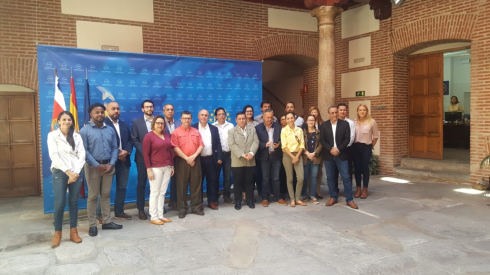 En Madrid, España, la delegación visitó la Federación Española de Municipios y Provincias © GIZ Costa Rica