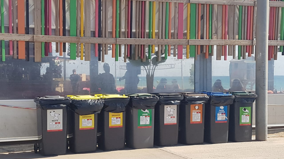 En una planta de tratamiento de residuos en Barcelona, España, conocieron además soluciones para mejorar la separación y reciclaje de residuos. © GIZ Costa Rica