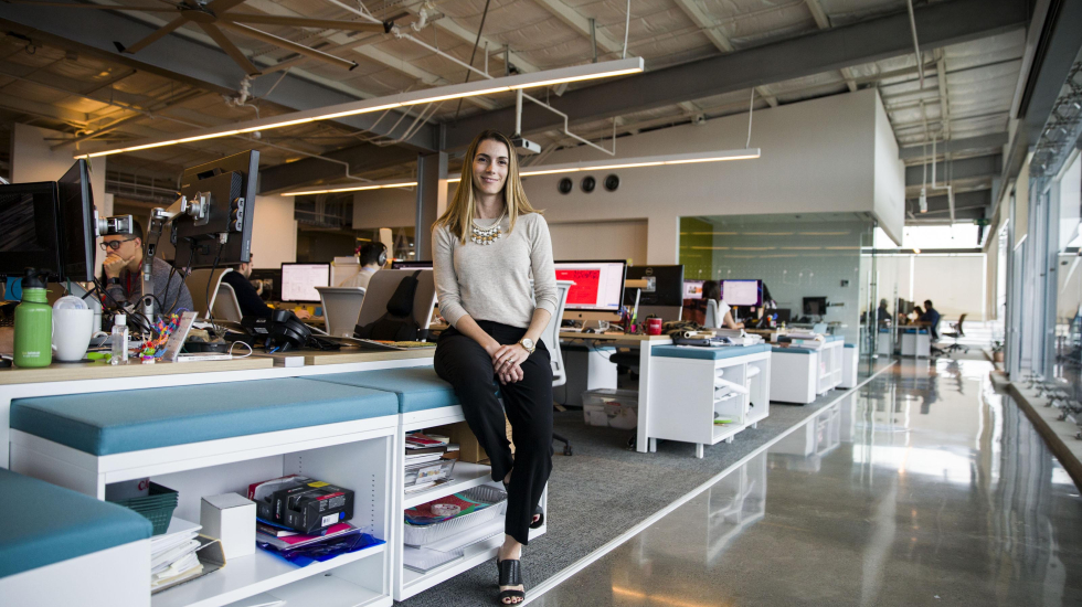 Jessica García es arquitecta en la oficina de Gensler en Costa Rica. Alejandro Gamboa / Grupo Nación